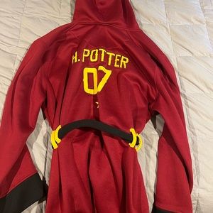 Adult UNISEX Harry Potter Gryffindor Quidditch Bathrobe Size L/XL SUPER SOFT